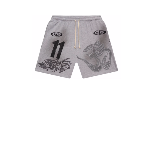 Hellstar Yoga Shorts Grey