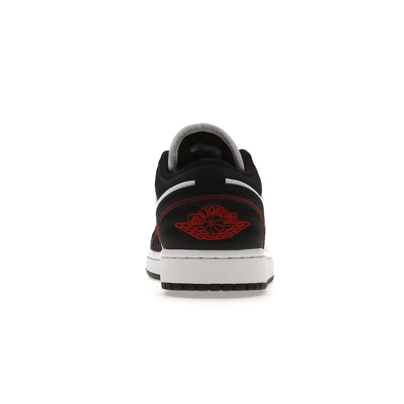Nike Air Jordan 1 Low SE Utility White Black Gym Red (W)