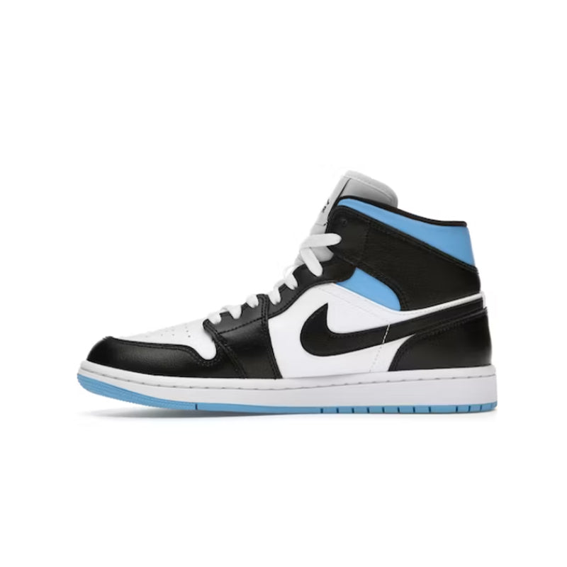 Nike Air Jordan 1 Mid University Black White (W)