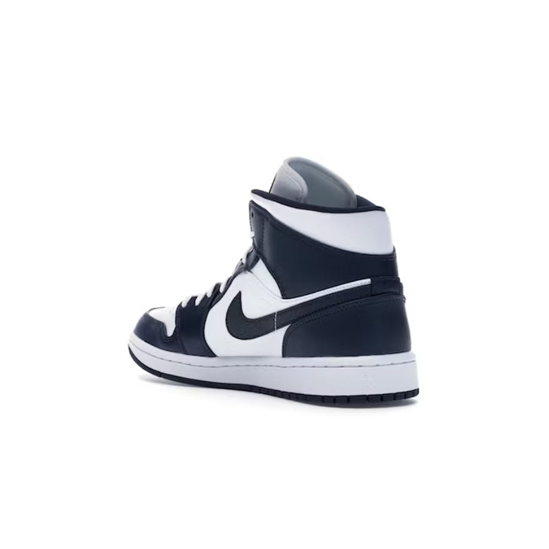 Nike Air Jordan 1 Mid White Metallic Gold Obsidian