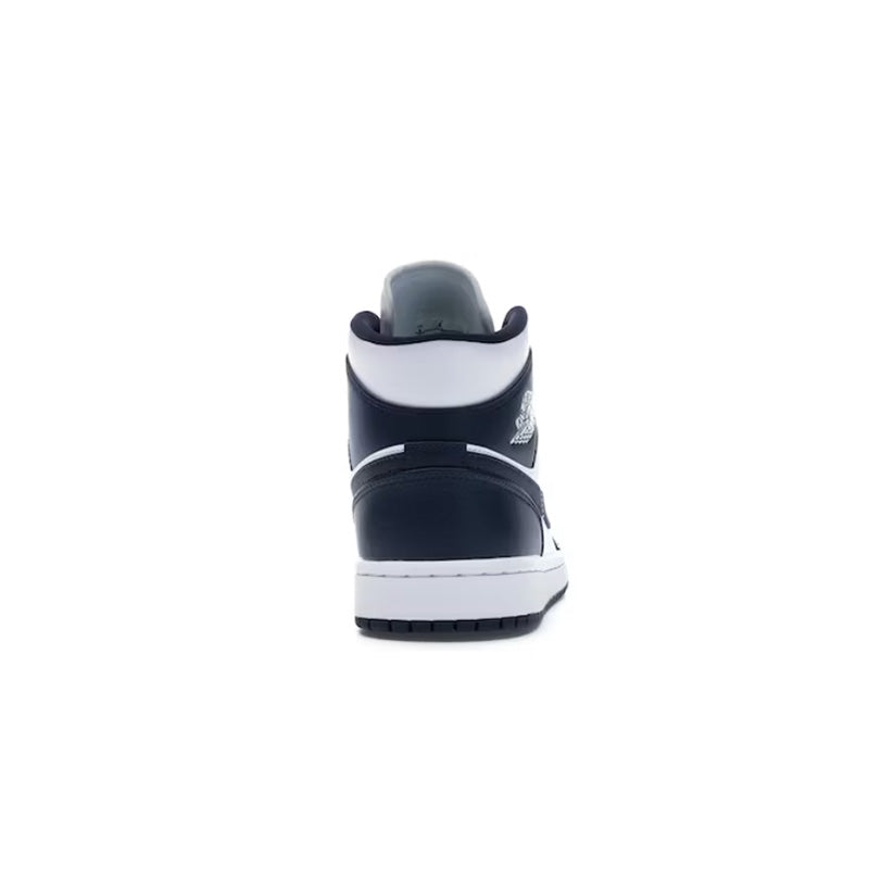 Nike Air Jordan 1 Mid White Metallic Gold Obsidian