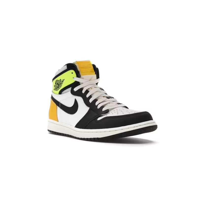 Nike Air Jordan 1 Retro High White Black Volt University Gold