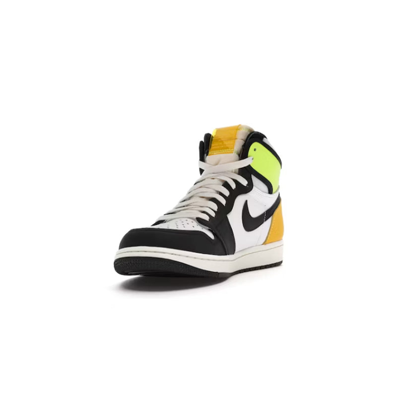 Nike Air Jordan 1 Retro High White Black Volt University Gold