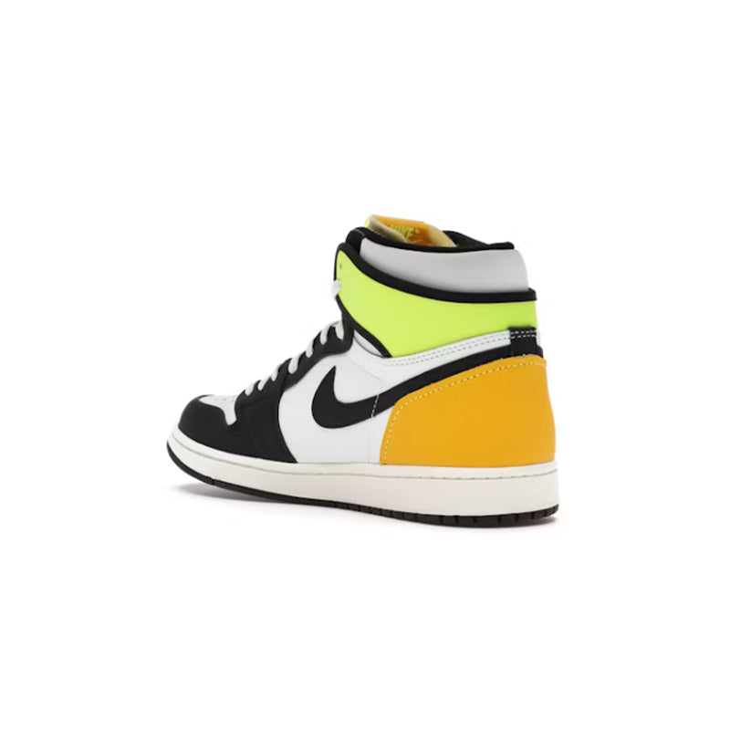 Nike Air Jordan 1 Retro High White Black Volt University Gold