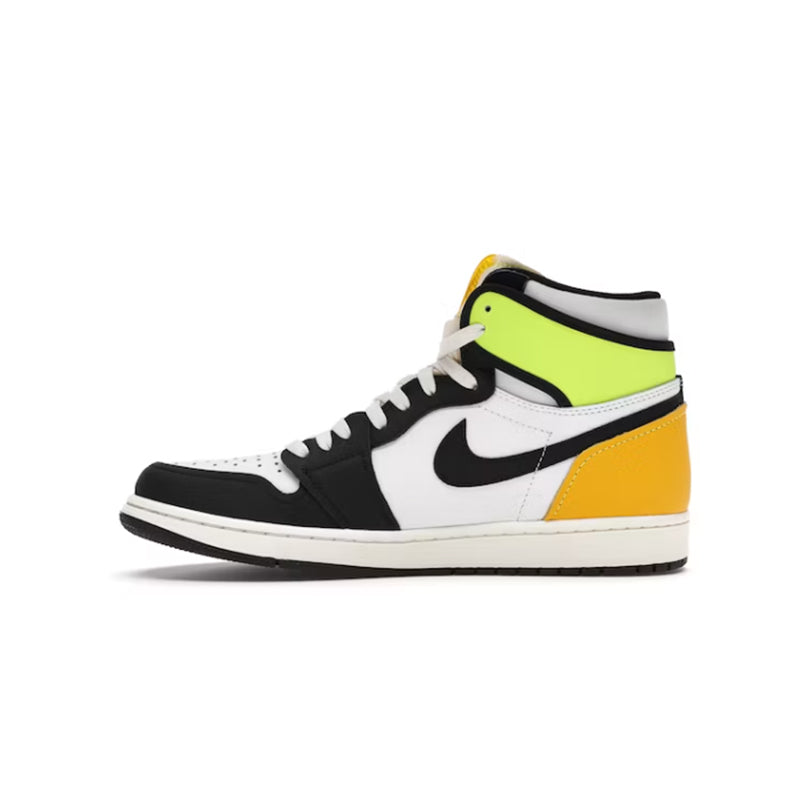 Nike Air Jordan 1 Retro High White Black Volt University Gold