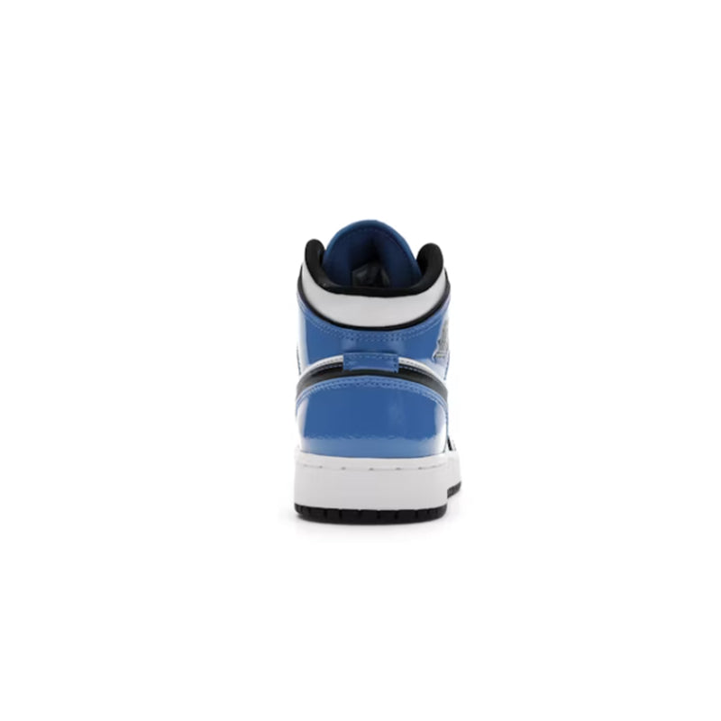 Nike Air Jordan 1 Mid Signal Blue (GS)
