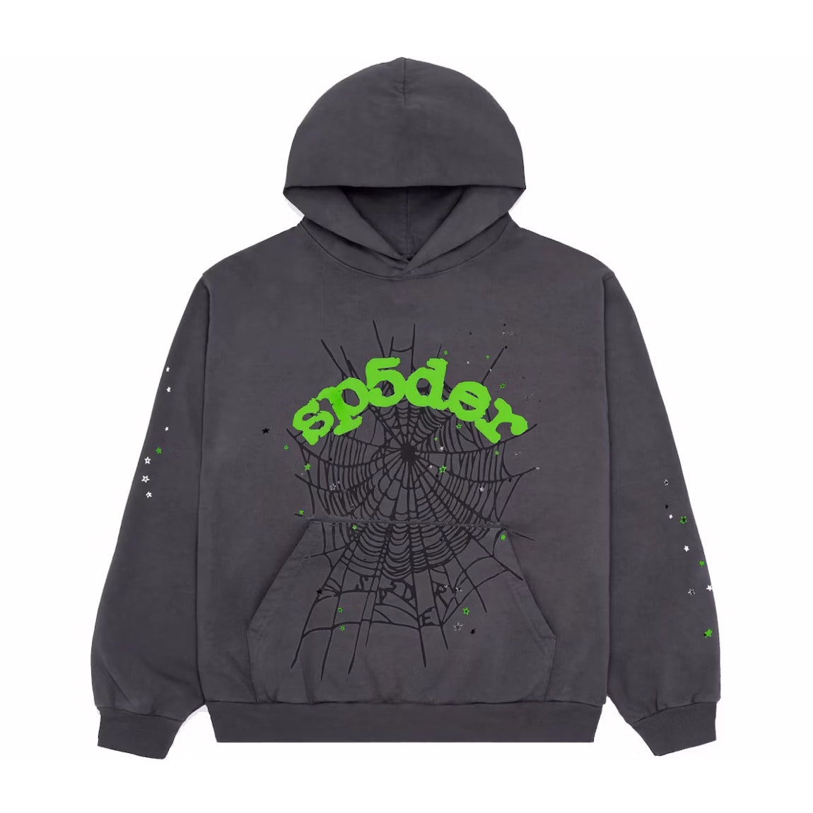 Sp5der Web Hoodie Slate Grey