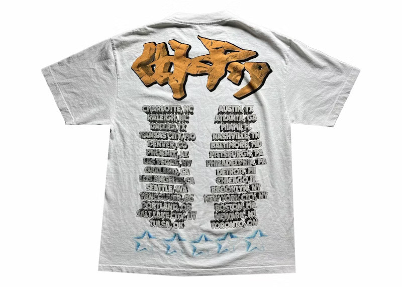Travis Scott Utopia Tour Skitzo Circus Maximus T-Shirt White