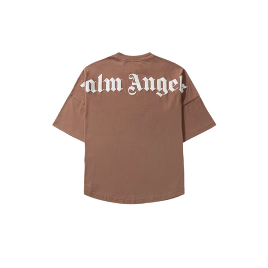 Palm angels Backprint Tshirt Braun