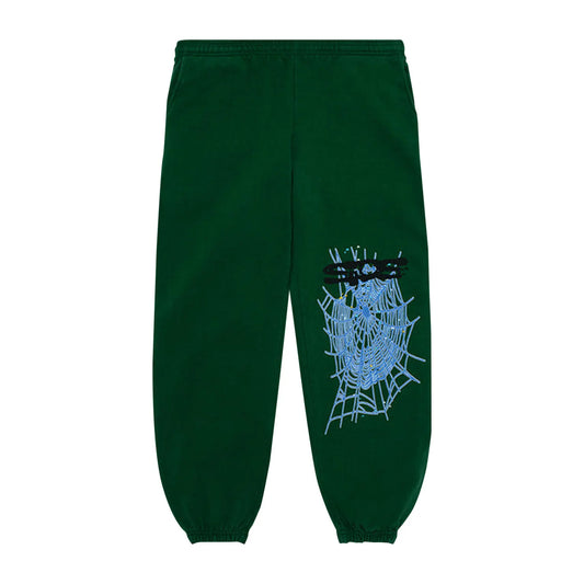 Sp5der Web Sweatpants Hunter Green