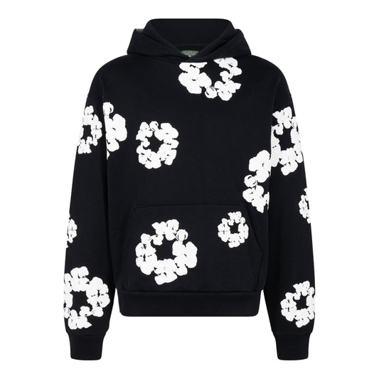 Denim Tears The Cotton Wreath Hoodie Black