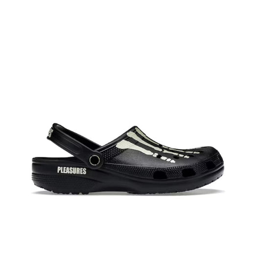Crocs x Pleasures Classic Clog Skeleton Black Glow
