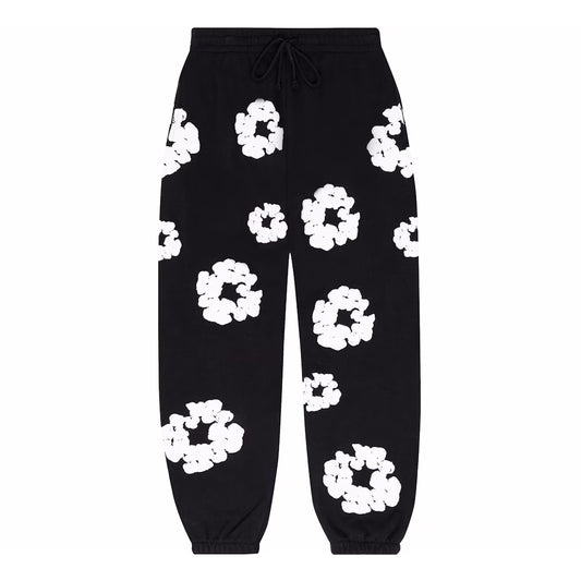Denim Tears The Cotton Wreath Sweatpants Black