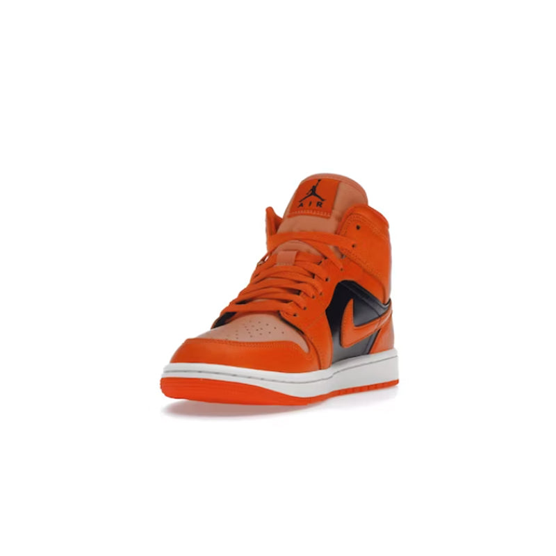 Nike Air Jordan 1 Mid SE Rush Orange Crimson Bliss (W)