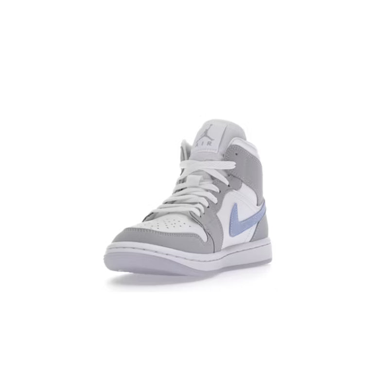 Nike Air Jordan 1 Mid Wolf Grey Aluminum (W)