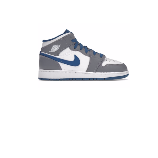 Nike Air Jordan 1 Mid True Blue Cement (GS)