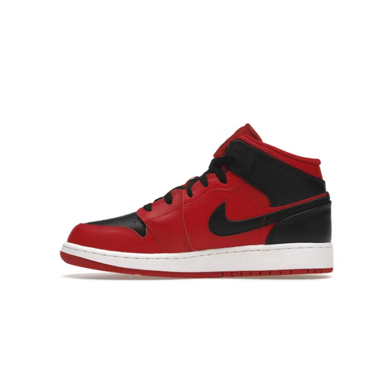Nike Air Jordan 1 Mid Reverse Bred (GS)