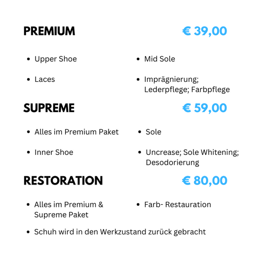 Sneaker Reinigung