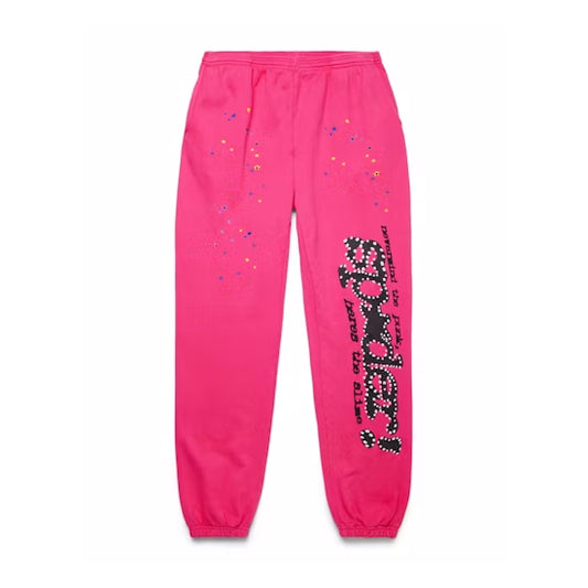 Sp5der P*nk V2 Sweatpants Pink