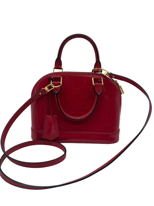 Vintage Louis Vuitton Alma Vernis BB Red