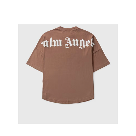 Palm angels Backprint Tshirt Braun