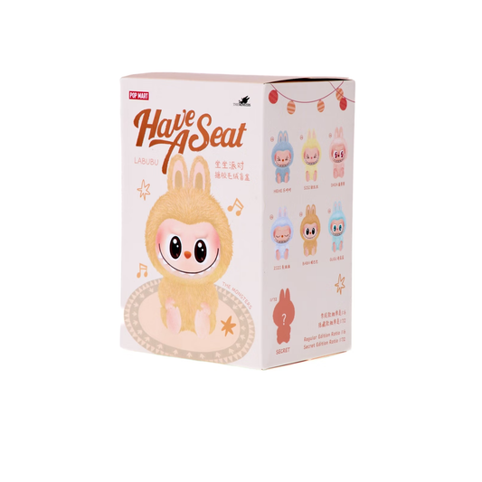 Pop Mart Labubu The Monsters Have a Seat Vinyl Plush Sealed Case (Single Box)