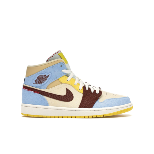 Nike Air Jordan 1 Mid SE Fearless Maison Chateau Rouge