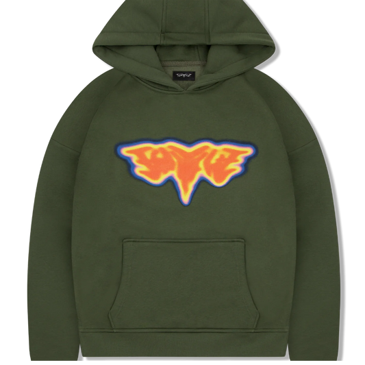 FortyFiveKeys Thermal  Hoodie Olive